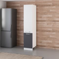 Minar 45 Cm Mutfak Boy Dolabı - Beyaz/Antrasit D45-A1