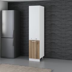 Minar 45 Cm Mutfak Boy Dolabı - Beyaz/Dore D45-D1