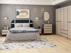 Elina Yatak Odası Takımı - Antrasit/Kumtaşı