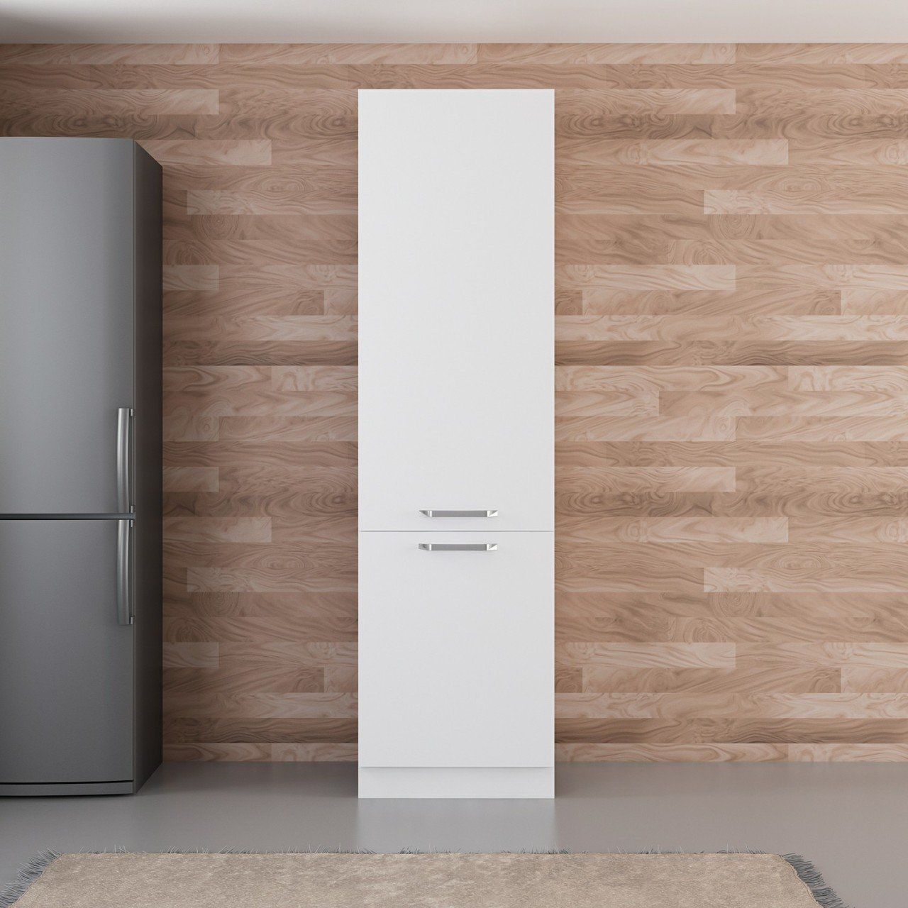 Minar 60 Cm Mutfak Boy Dolabı - Beyaz D60-B1