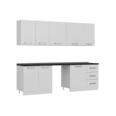 Minar 255 Cm Mutfak Dolabı Beyaz 255-B9