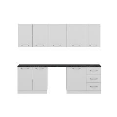 Minar 255 Cm Mutfak Dolabı Beyaz 255-B9