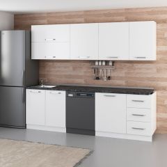 Minar 255 Cm Mutfak Dolabı Beyaz 255-B10