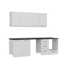 Minar 255 Cm Mutfak Dolabı Beyaz 255-B11