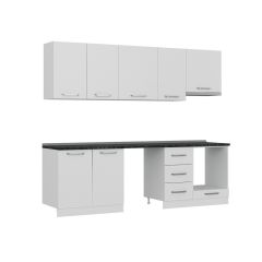 Minar 255 Cm Mutfak Dolabı Beyaz 255-B13