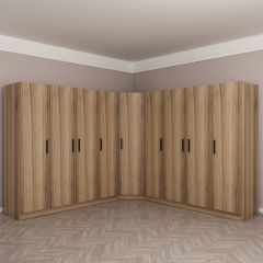 Minar Kale 9 Kapaklı 4 Ç Köşe Dolap Dore