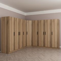 Minar Kale 9 Kapaklı 4 Ç Köşe Dolap Dore