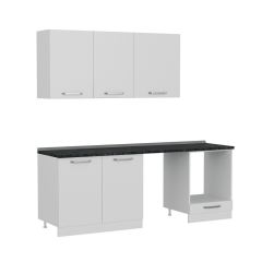 Minar 220 Cm Mutfak Dolabı Beyaz 220-B13