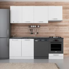 Minar 220 Cm Mutfak Dolabı Beyaz 220-B14