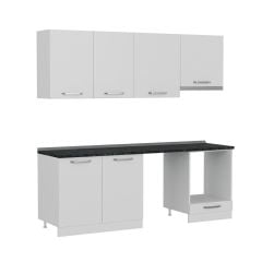 Minar 220 Cm Mutfak Dolabı Beyaz 220-B14