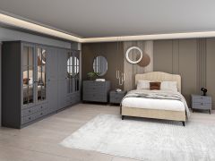 İlkbahar Yatak Odası Takımı - Antrasit