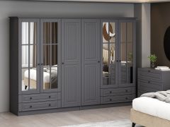 İlkbahar Yatak Odası Takımı - Antrasit