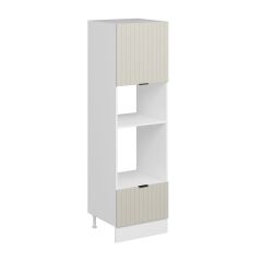 Alvinka Mutfak Modül Mbr_B 60-H210Cm Boy Ank Dolabı Beyaz Kumtaşı