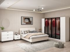 Plus Yatak Odası Takımı - Beyaz