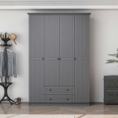 Bona Country 4 Mebran Kapaklı 2 Çekmeceli Gardırop