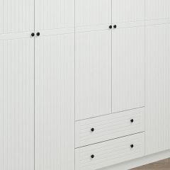 Bona Country 6 Mebran Kapaklı 2 Çekmeceli Gardırop