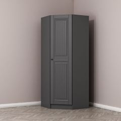 Kale 1 Kapaklı Köşe Dolap Antrasit Mebran Antrasit İlkbahar