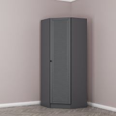 Kale 1 Kapaklı Köşe Dolap Antrasit Mebran Panjur