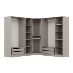 Kale 7 Kapaklı 4 Çekmeceli Köşe Dolap Kumtaşı Mebran İlkbahar