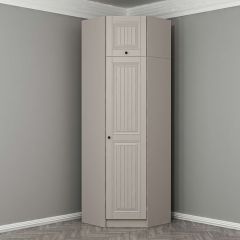 Kale 1 Kapaklı Köşe Dolap + Yüklük Kumtaşı Mebran İlkbahar