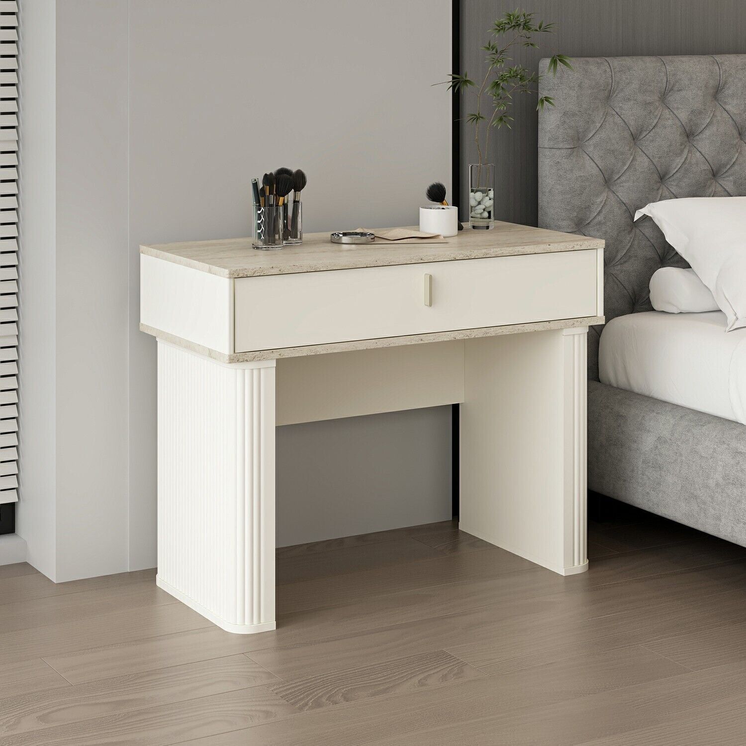 Valento Makyaj Masası-Aytaşı-Traverten