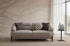 Maren 2'li Koltuk Palma 427 Siyah Ayak