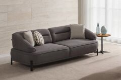 Maren 3'lü Koltuk Palma 431 Siyah Ayak