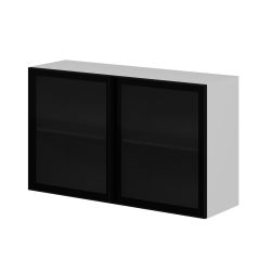 Minar Mutfak Modül Üst 2Dk1R 120Cm Dolap Byz Aliminyum Füme Cam