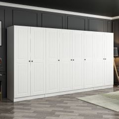 Kale 8 Mebran Kapaklı 2Ç Dolap - Beyaz