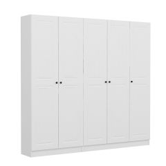 Minar Kale 210 Cm 5 Kapaklı 3B Raf Portmanto Byz Mbr İlkbahar Byz