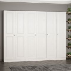 Minar Kale 210 Cm 6 Kapaklı 4B Raf Portmanto Byz Mbr İlkbahar Byz