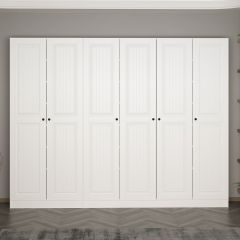 Minar Kale 210 Cm 6 Kapaklı 4B Raf Portmanto Byz Mbr İlkbahar Byz