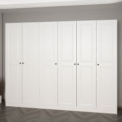 Minar Kale 210 Cm 6 Kapaklı 4B Raf Portmanto Byz Mbr İlkbahar Byz