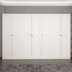 Minar Kale 210 Cm 7 Kapaklı 5B Raf Portmanto Byz Mbr İlkbahar Byz