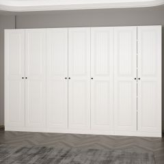 Minar Kale 210 Cm 7 Kapaklı 5B Raf Portmanto Byz Mbr İlkbahar Byz