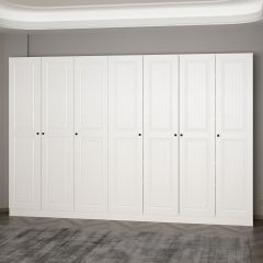 Minar Kale 210 Cm 7 Kapaklı 3B Raf Portmanto Byz Mbr İlkbahar Byz