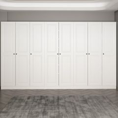 Minar Kale 210 Cm 8 Kapaklı 4B Raf Portmanto Byz Mbr İlkbahar Byz