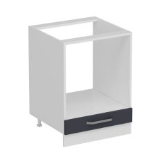 Minar Mutfak Alt Modül 1K 60Cm Ank Dolap Beyaz/Antrasit - A1