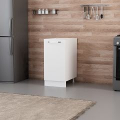 Minar Mutfak Alt Modül 1K1R 40Cm Dolap Beyaz B1