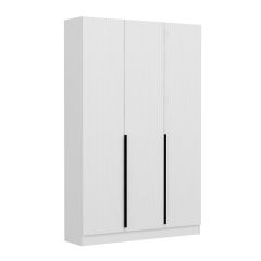 Minar Kale 210 Cm 3 Kapaklı 1B Raf Portmanto Byz Mbr Çizgili Byz