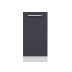 Minar Mutfak Alt Modül 1K1R 40Cm Dolap Beyaz/Antrasit - A1