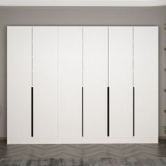 Minar Kale 210 Cm 6 Kapaklı 4B Raf Portmanto Byz Mbr Çizgili Byz