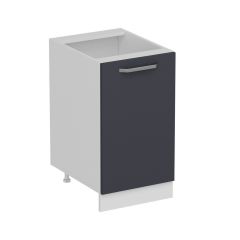 Minar Mutfak Alt Modül 1K1R 45Cm Dolap Beyaz/Antrasit - A1