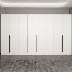 Minar Kale 210 Cm 8 Kapaklı 6B Raf Portmanto Byz Mbr Çizgili Byz