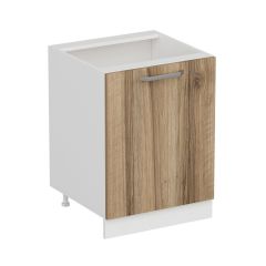 Minar Mutfak Alt Modül 1K1R 60Cm Dolap Beyaz/Dore - D1