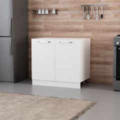 Minar Mutfak Alt Modül 2K1R 90Cm Dolap Beyaz - B1