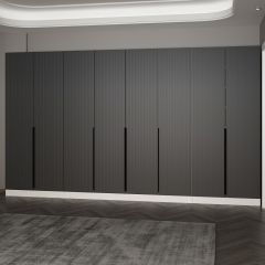 Minar Kale 210 Cm 8 Kapaklı 6B Raf Portmanto Byz Mbr Çizgili Ant