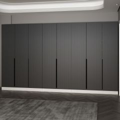 Minar Kale 210 Cm 8 Kapaklı 4B Raf Portmanto Byz Mbr Çizgili Ant