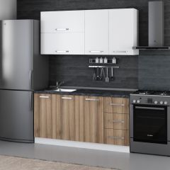 Minar 160 Cm Mutfak Dolabı Beyaz Dore 160-D2