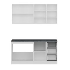 Minar 165 Cm Mutfak Dolabı Beyaz 165-B1